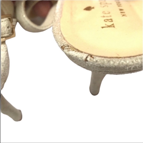 Kate Spade New York Gold Bow Heels Size 7 - Picture 5 of 7